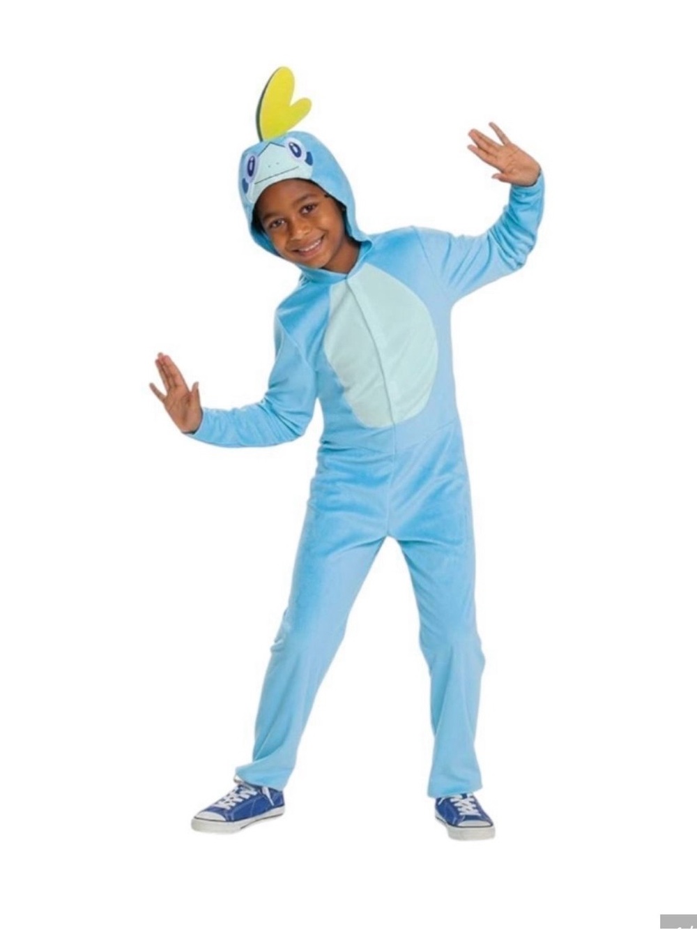Pokemon Sobble Child X-Large XL 14/16 Disguise Halloween Costume Cosplay Blue